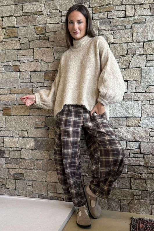 Sadaka Batwing Knit Oatmeal Marl